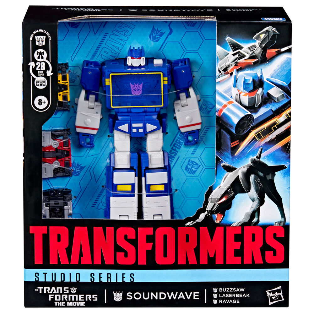 Imagen 3 - Figura Soundwave Studio Series Transformers The Movie 16,5Cm