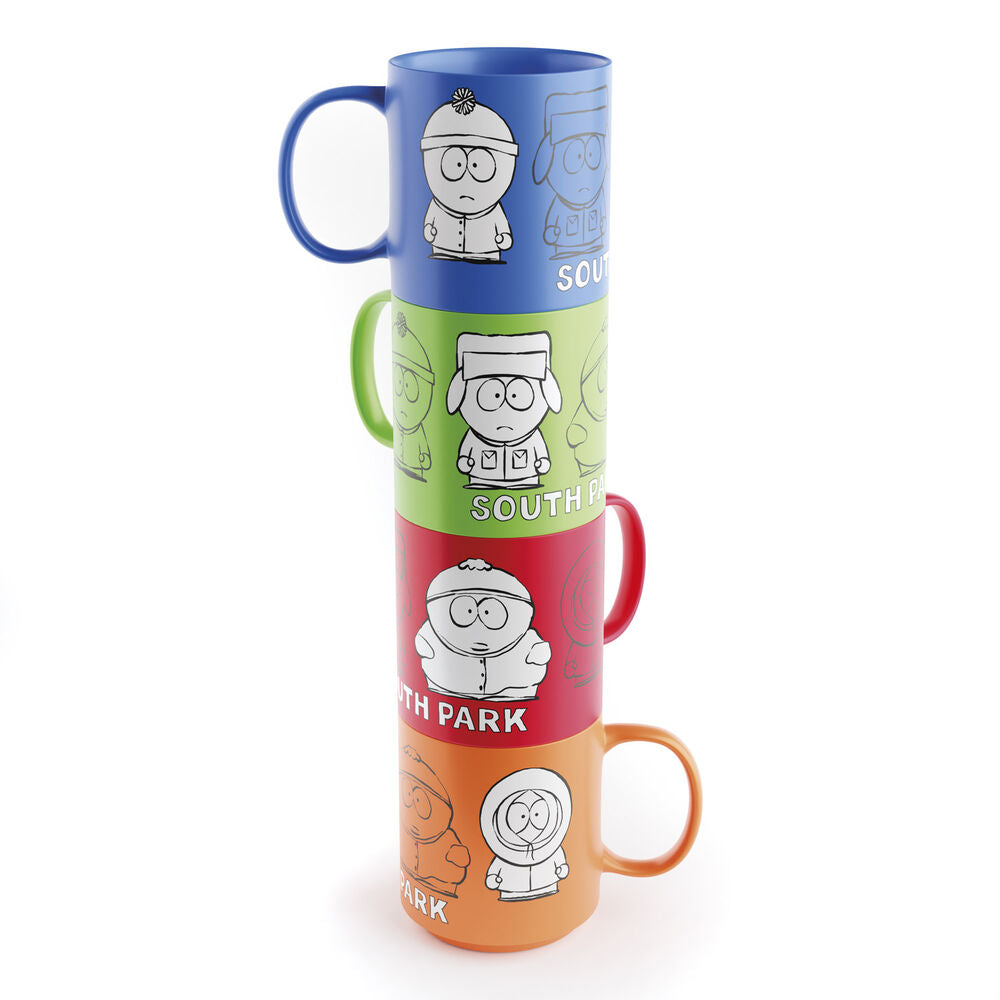 Imagen 1 - Set 4 Tazas South Park 300Ml