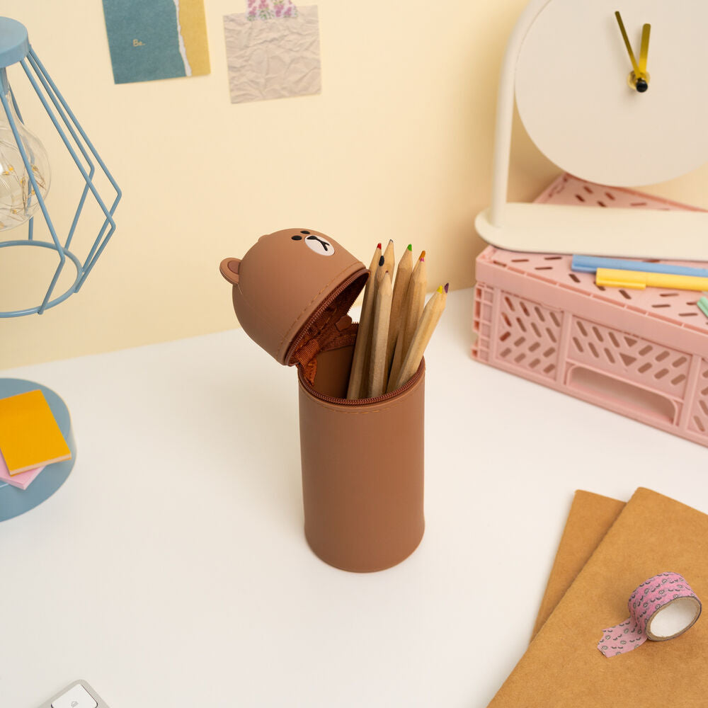 Imagen 3 - Portatodo 3D Line Friends Brown