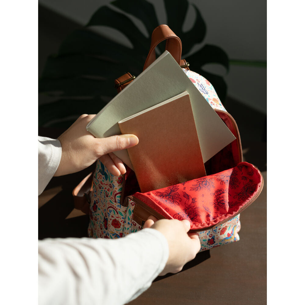 Imagen 5 - Mochila Viva La Vida Frida Kahlo 27Cm