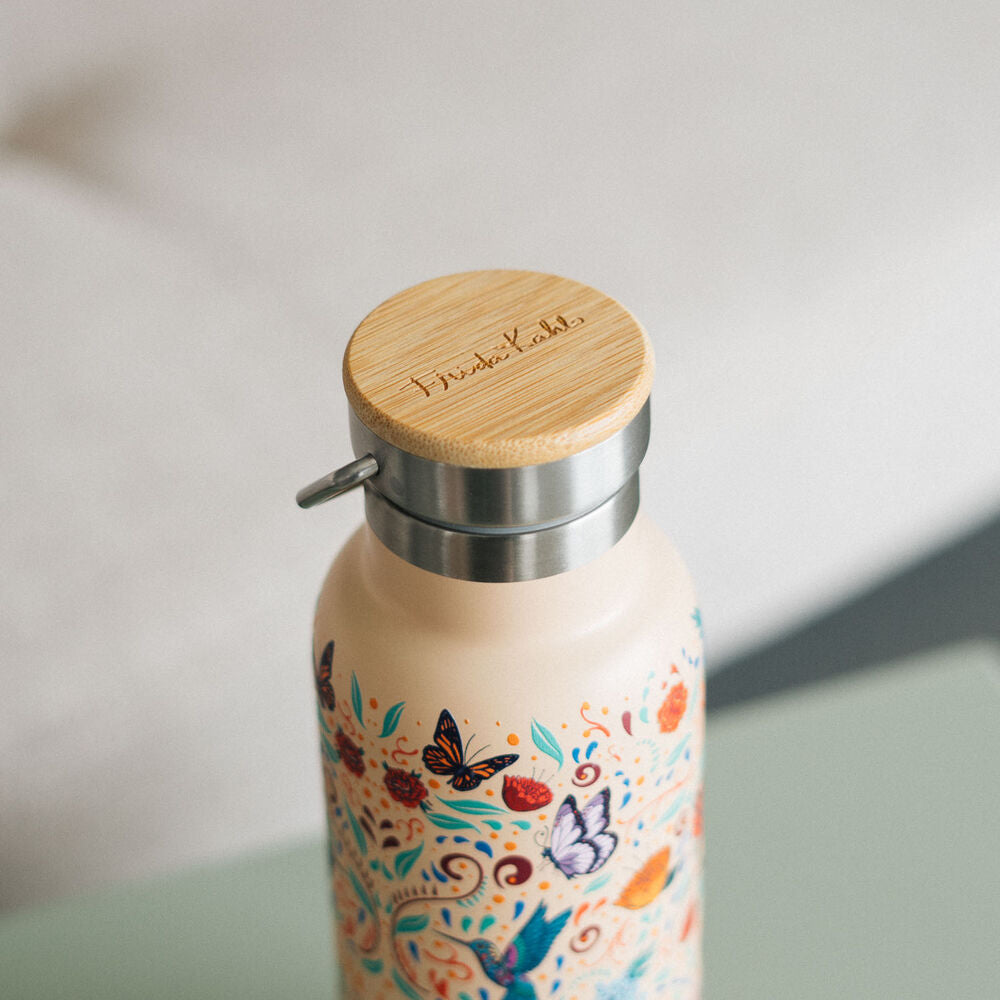 Imagen 4 - Botella Acero Inoxidable Viva La Vida Frida Kahlo 500Ml