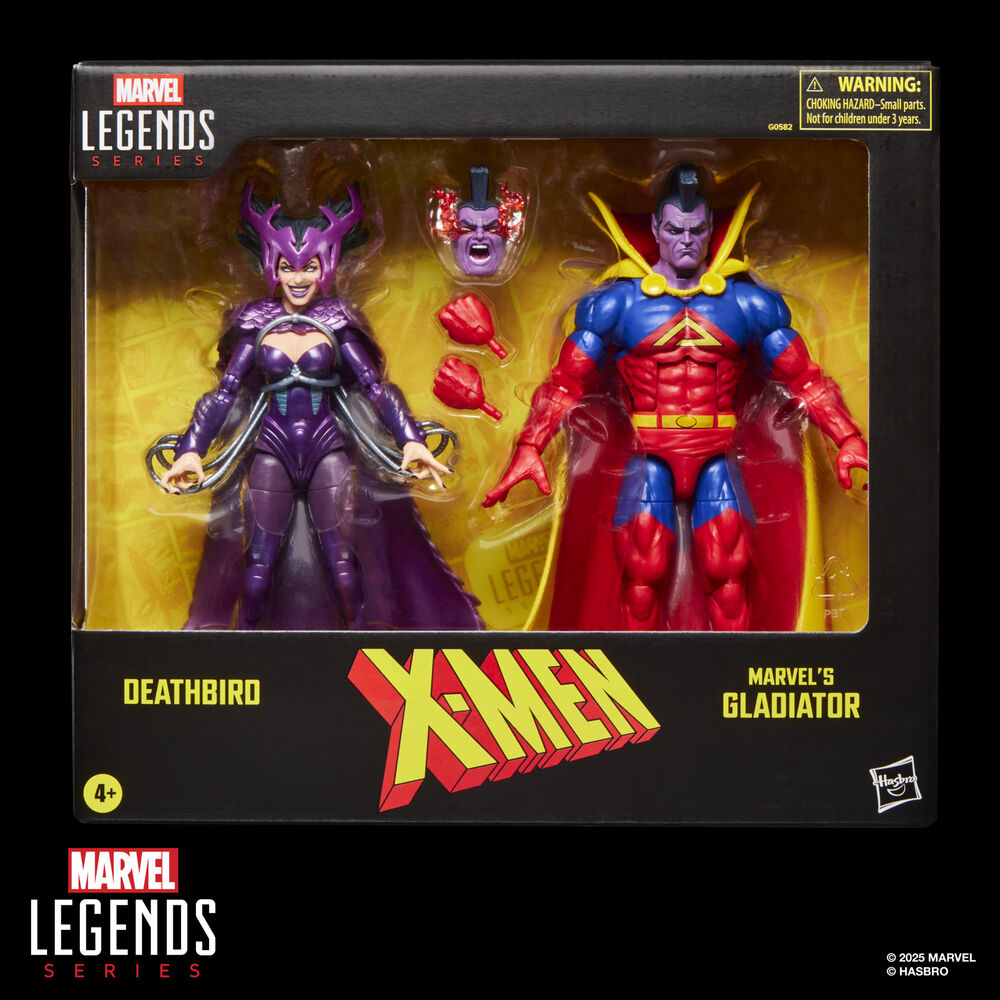 Imagen 4 - Blister 2 Figuras Deathbird & Marvel's Gladiator X-men Marvel Legends Series 15Cm