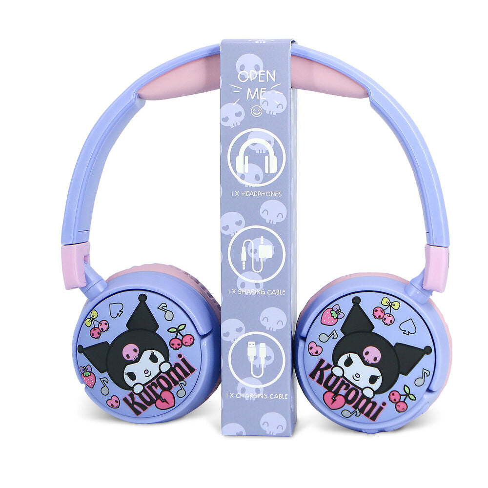Imagen 1 - Auriculares Inalambricos Infantiles Kuromi Hello Kitty