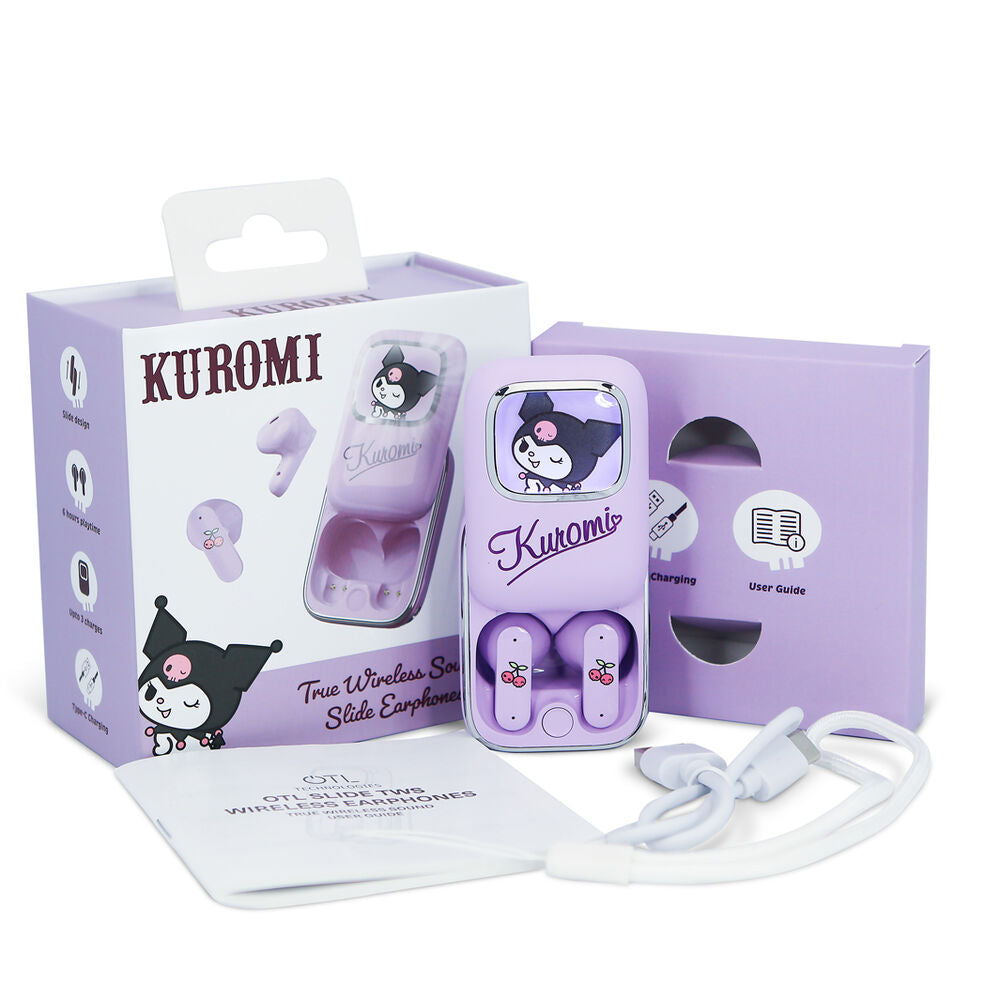 Imagen 1 - Auriculares Inalambricos Kuromi Hello Kitty