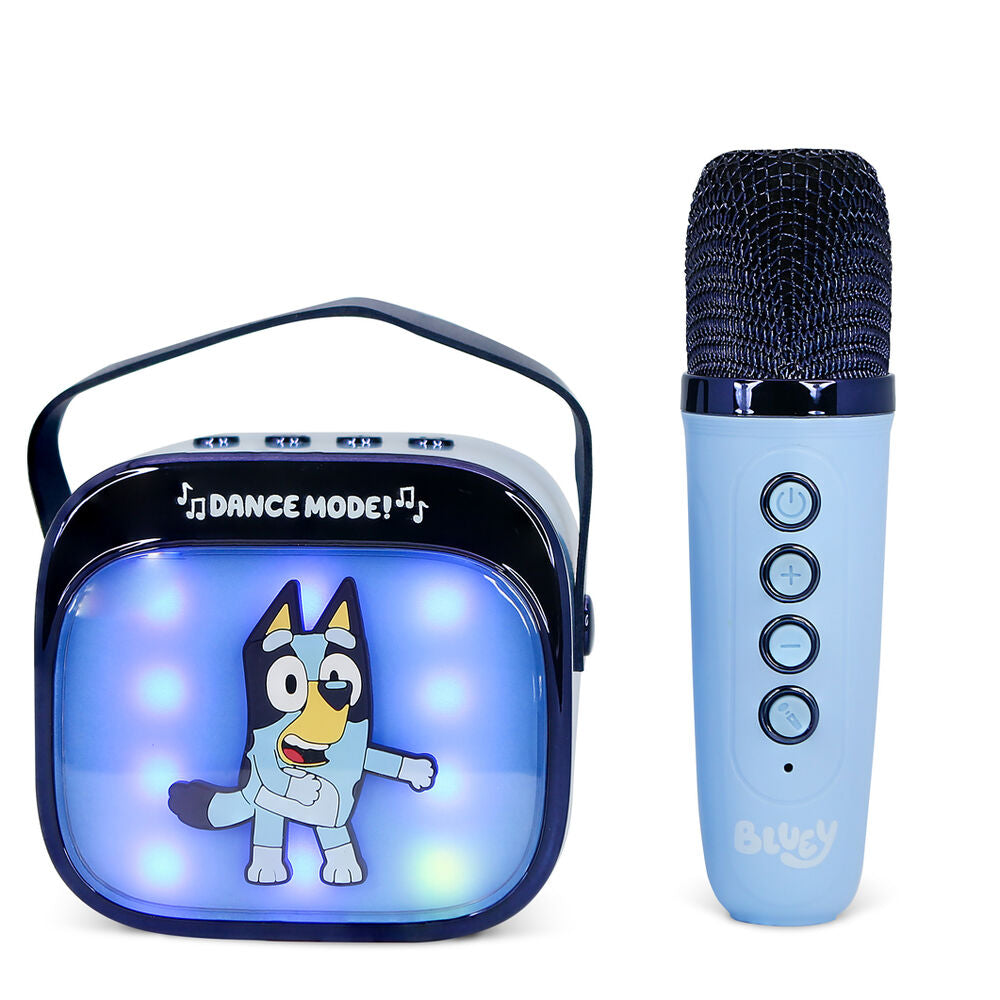 Imagen 1 - Altavoz Y Micro Karaoke Led Bluey