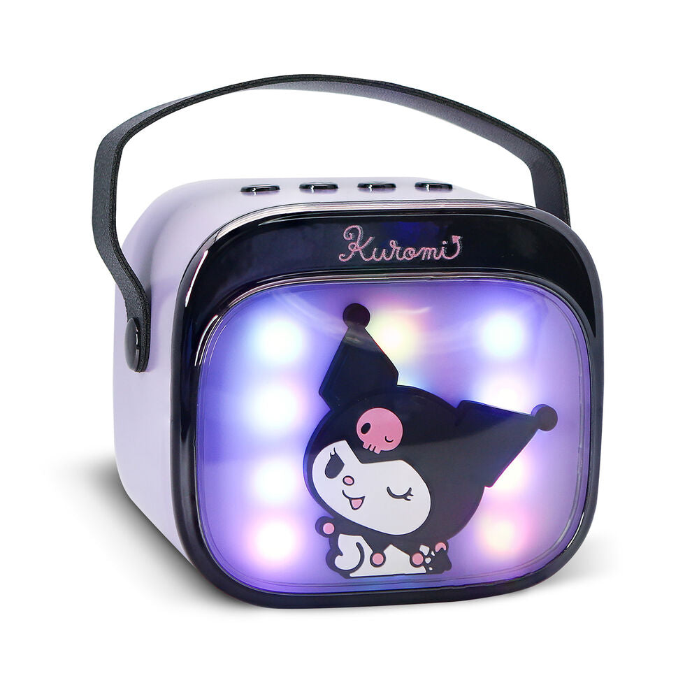 Imagen 6 - Altavoz Y Micro Karaoke Led Kuromi Hello Kitty