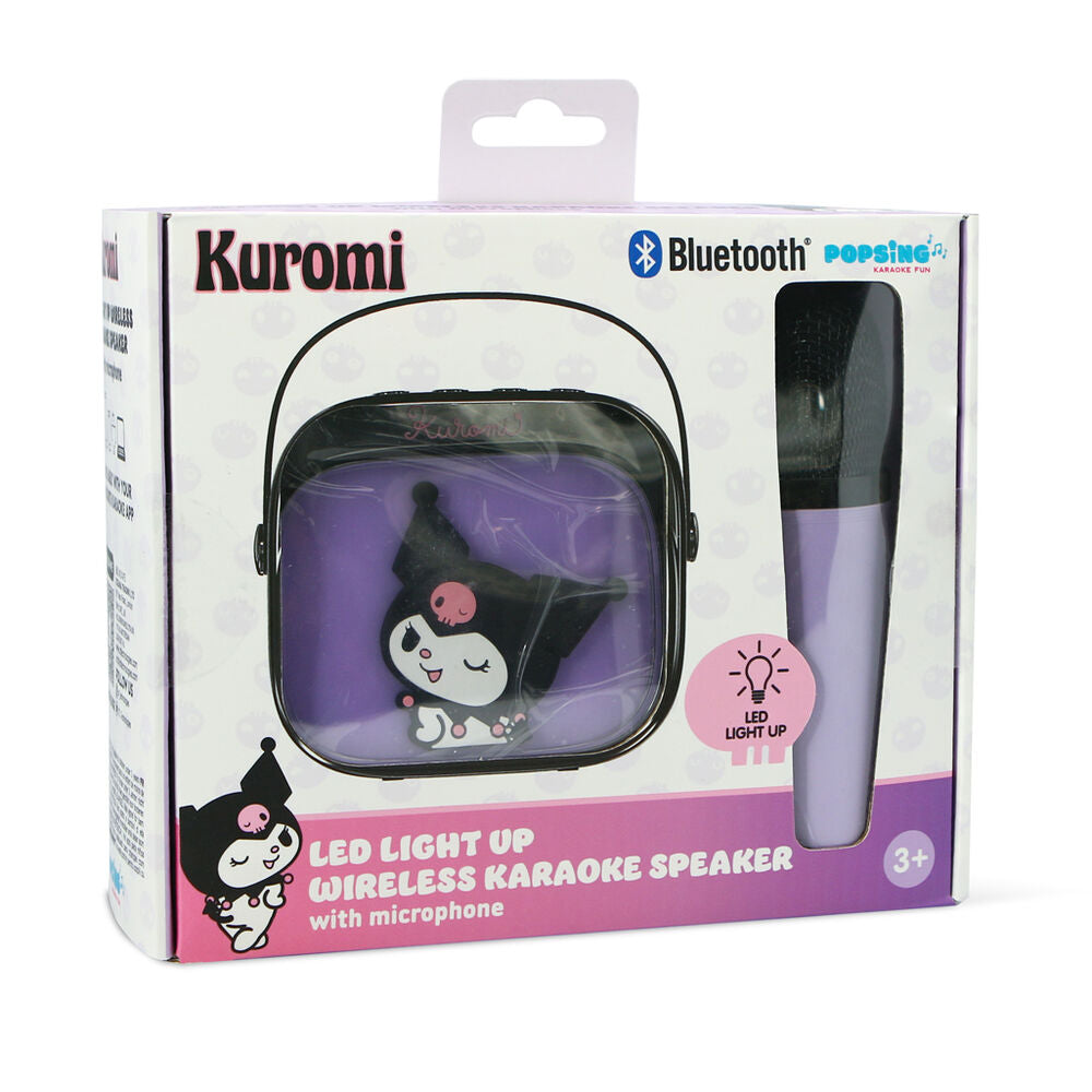Imagen 11 - Altavoz Y Micro Karaoke Led Kuromi Hello Kitty