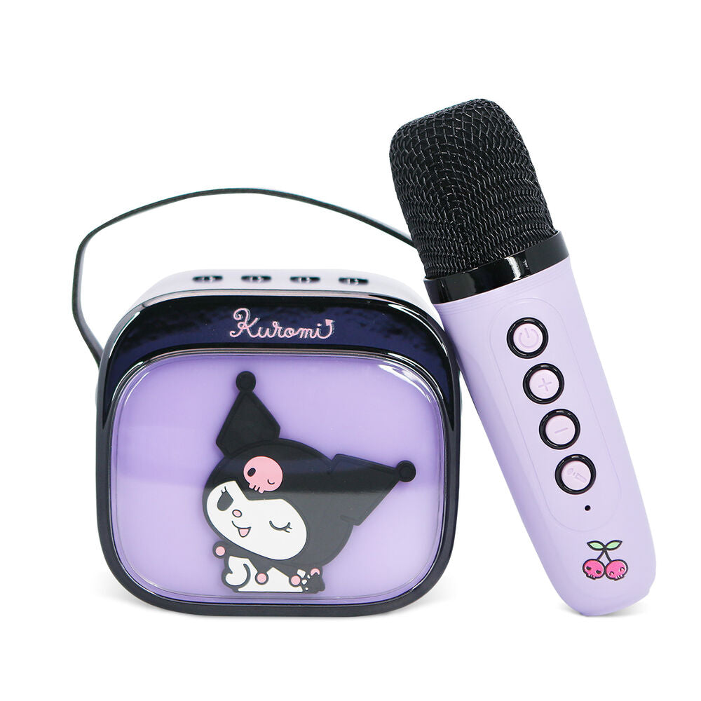 Imagen 12 - Altavoz Y Micro Karaoke Led Kuromi Hello Kitty