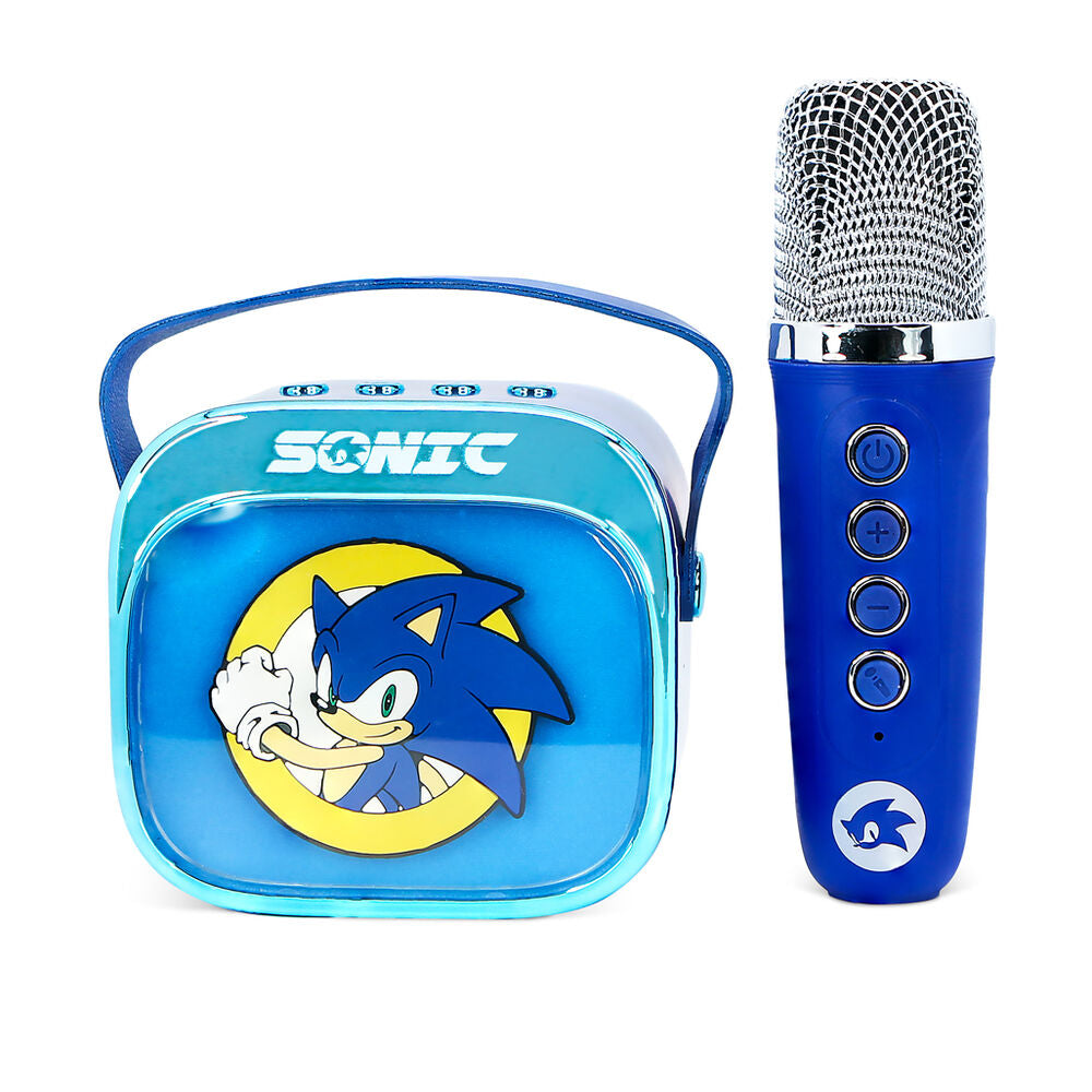 Imagen 5 - Altavoz Y Micro Karaoke Led Sonic The Hedgehog