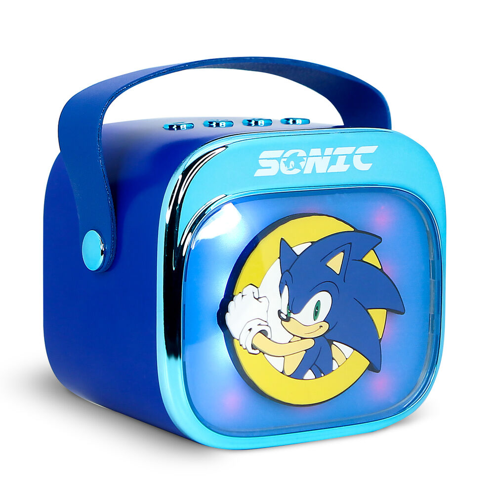 Imagen 7 - Altavoz Y Micro Karaoke Led Sonic The Hedgehog