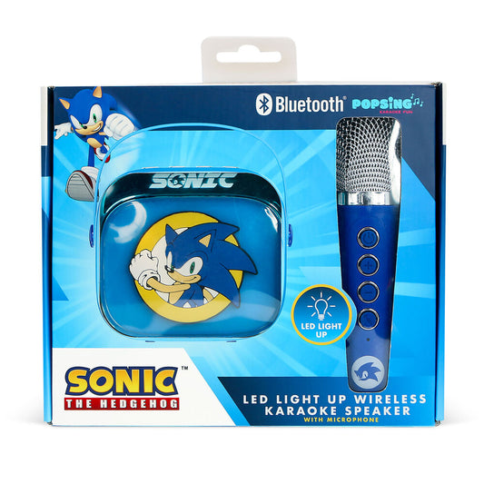 Imagen 2 - Altavoz Y Micro Karaoke Led Sonic The Hedgehog
