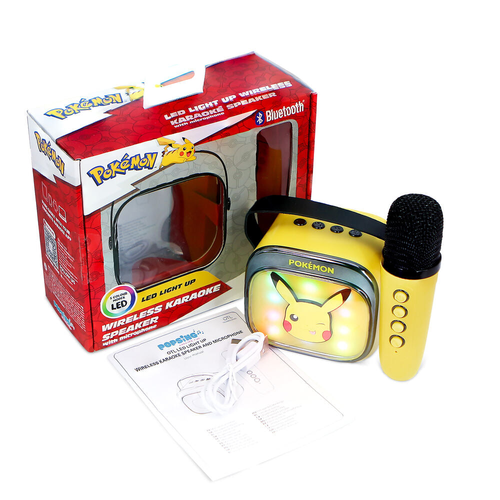 Imagen 12 - Altavoz Y Micro Karaoke Led Pikachu Pokemon