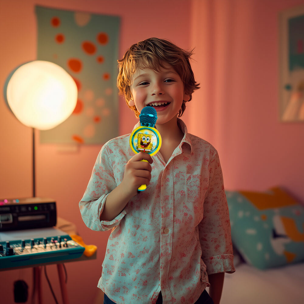 Imagen 8 - Microfono Altavoz Led Bob Esponja