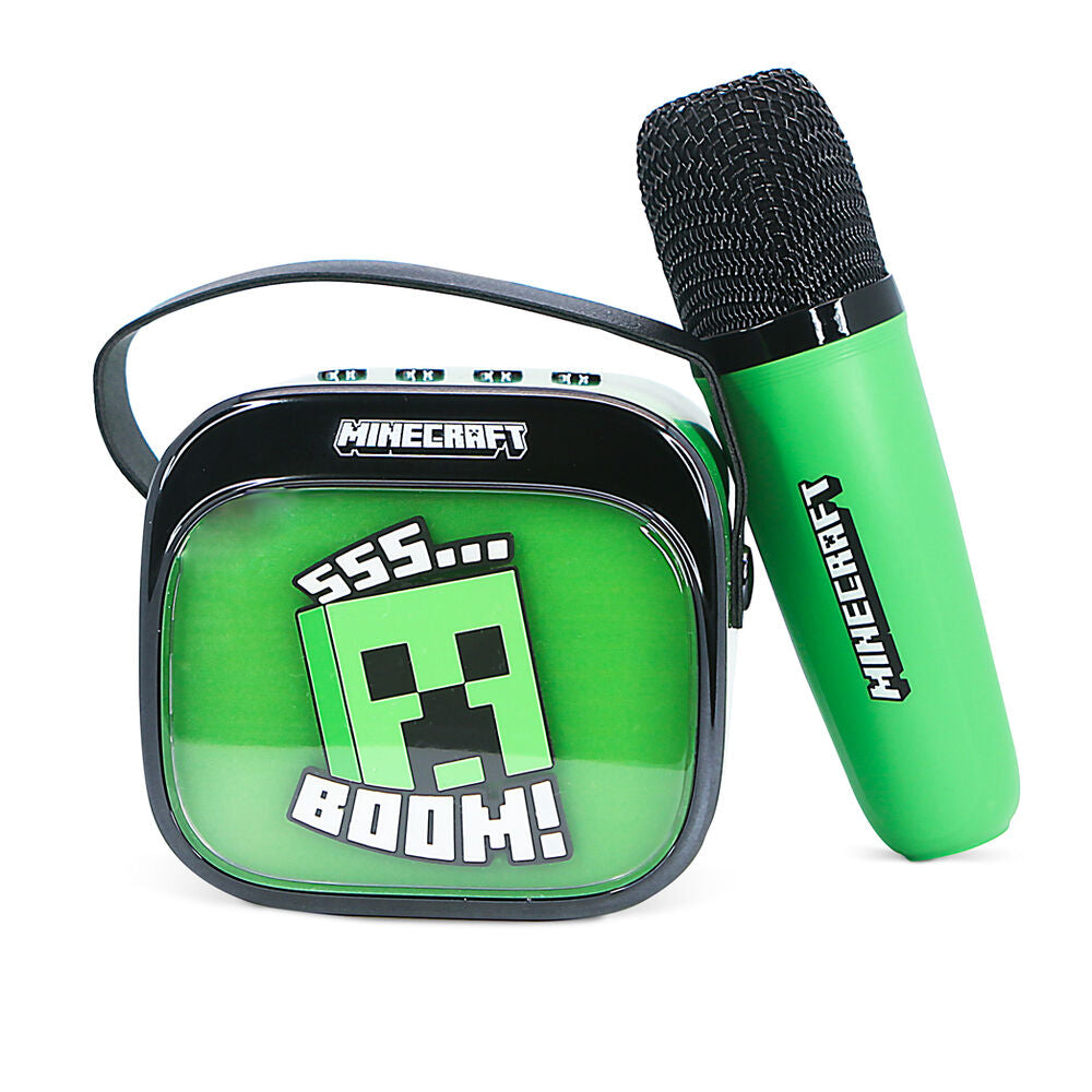 Imagen 5 - Altavoz Y Micro Karaoke Led Minecraft