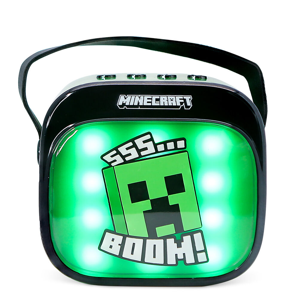 Imagen 6 - Altavoz Y Micro Karaoke Led Minecraft