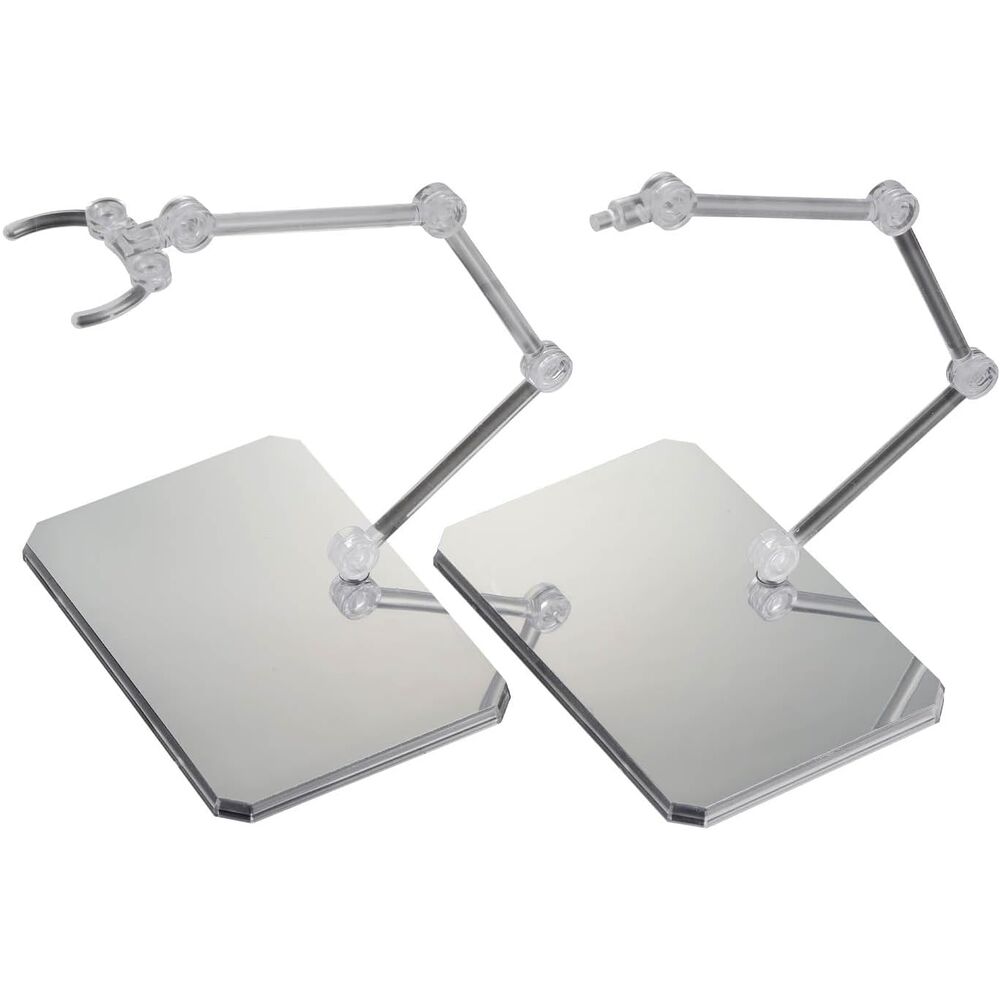 Imagen 1 - Base Exhibicion Action Base 6 Transparente Con Pegatinas Espejo