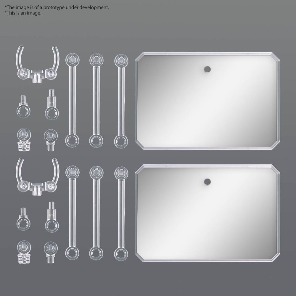 Imagen 2 - Base Exhibicion Action Base 6 Transparente Con Pegatinas Espejo