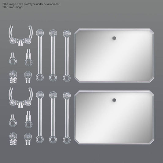 Imagen 2 - Base Exhibicion Action Base 6 Transparente Con Pegatinas Espejo