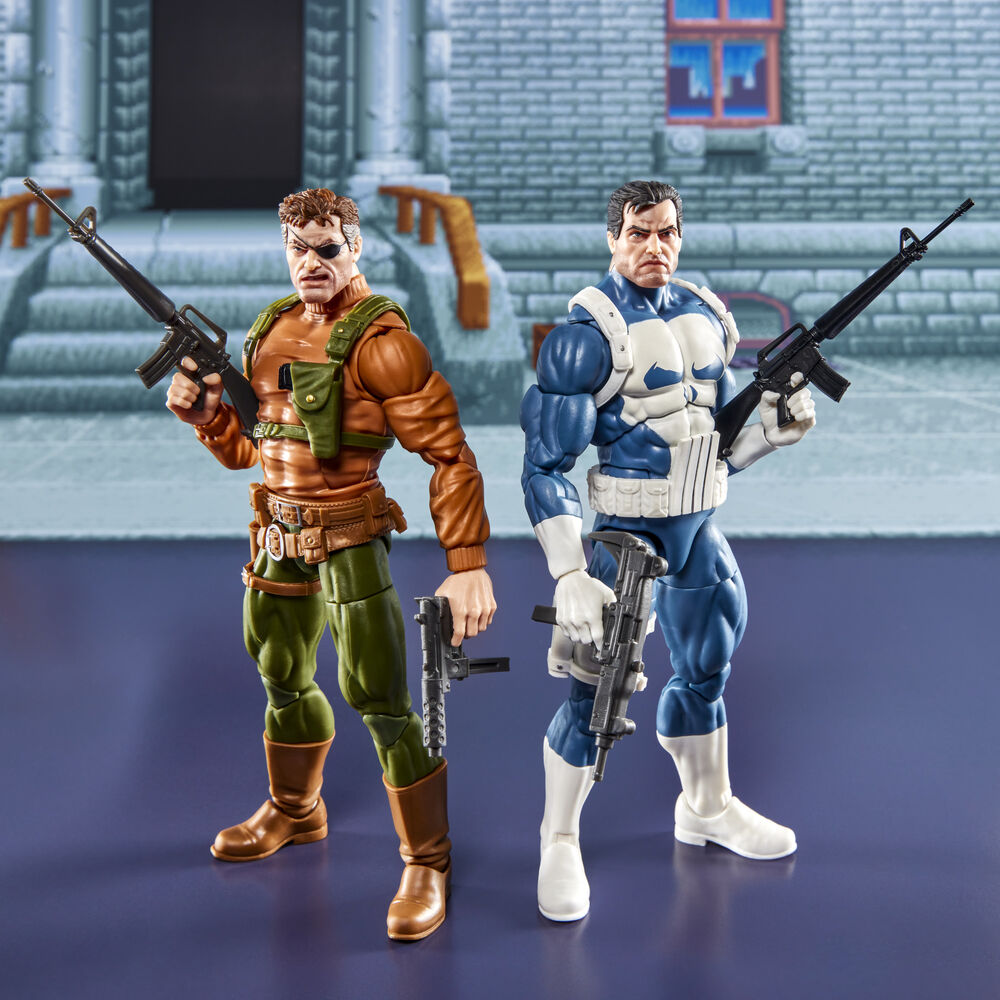 Imagen 4 - Blister 2 Figuras Punisher & Nick Fury The Punisher Gamerverse Marvel Legends Series 15Cm
