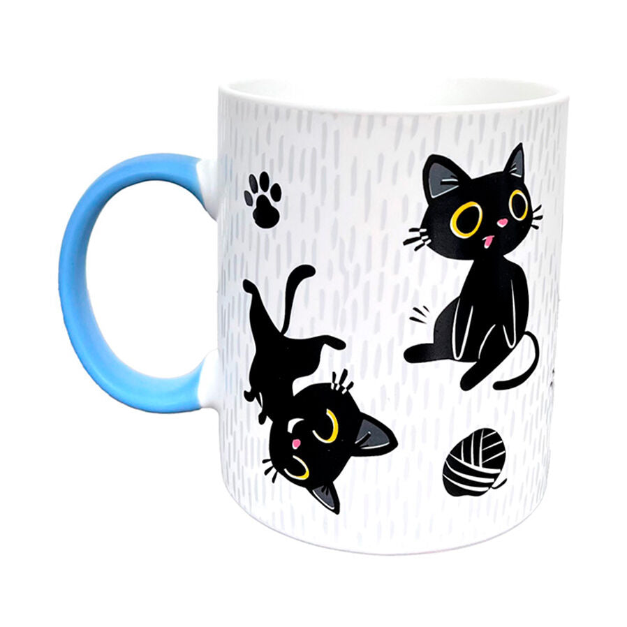 Imagen 1 - Taza Suerte En El Club Del Gato Negro Pusheen
