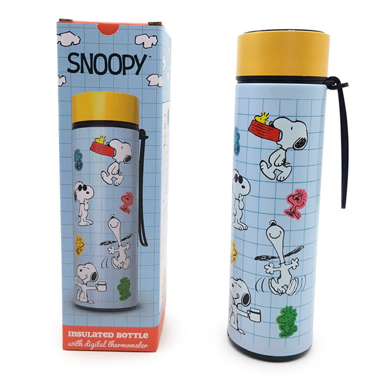 Imagen 1 - Botella Acero Inoxidable Termo Snoopy & Woodstock Snoopy Termometro 450Ml