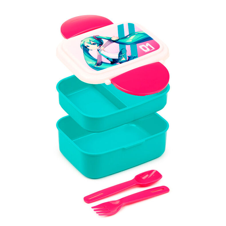Imagen 2 - Sandwichera + Cubiertos Hatsune Miku
