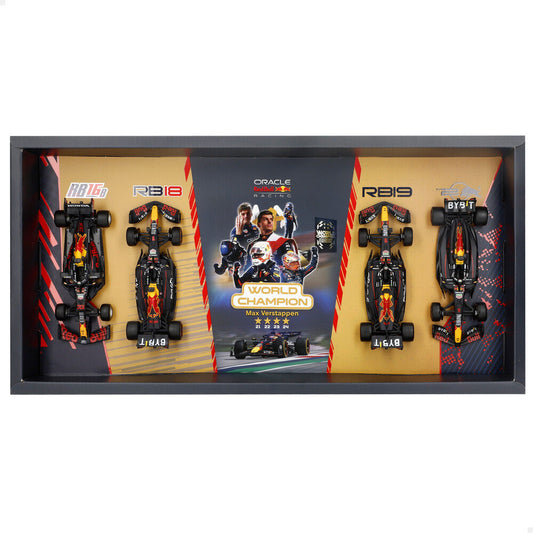 Imagen 1 - Blister 4 Coches Campeonatos F1 Red Bull Metal