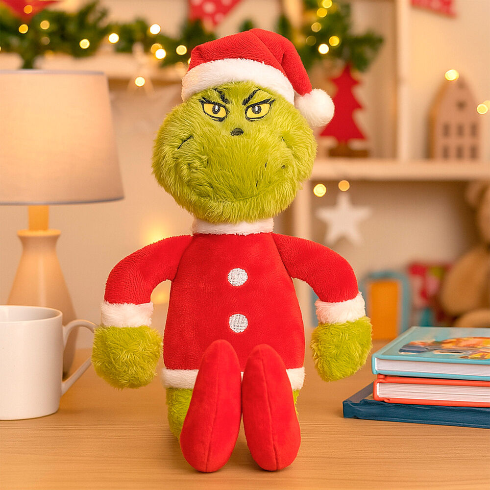 Imagen 2 - Peluche Papa Noel Grinch 30Cm