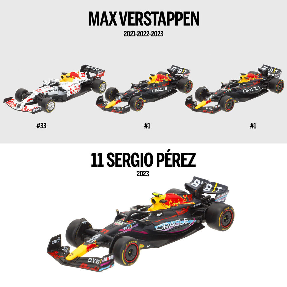 Imagen 2 - Blister 4 Coches F1 Red Bull Metal