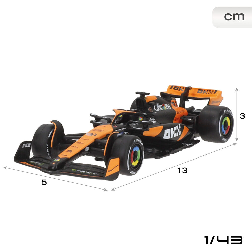 Imagen 4 - Blister 2 Coches Mclaren Mcl38 F1 2024 Metal