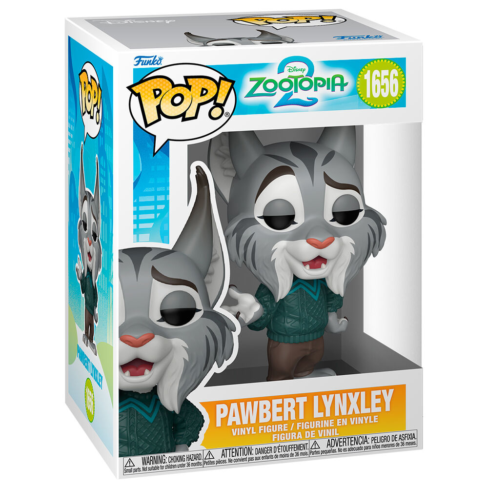 Imagen 2 - Figura Pop Disney Zootropolis 2 Pawbert Lynxley