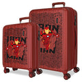 Imagen 1 - Set 2 Maletas Trolley Abs Hero Iron Man Marvel 55/65Cm