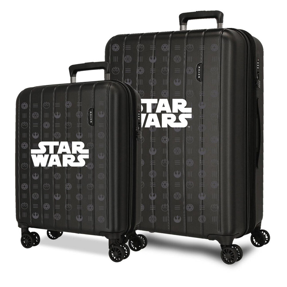 Imagen 1 - Set 2 Maletas Trolley Abs Black Star Wars 55/65Cm