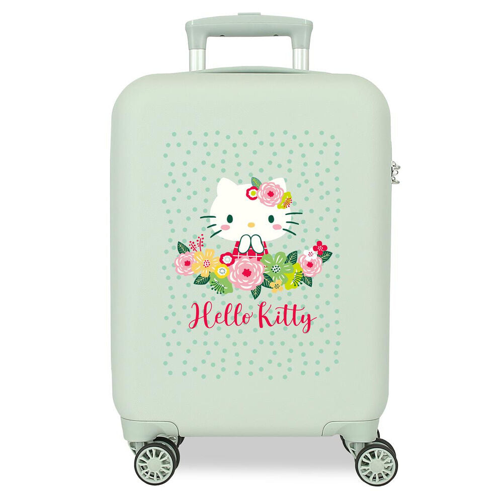 Imagen 1 - Maleta Trolley Abs Floral Hello Kitty 50Cm