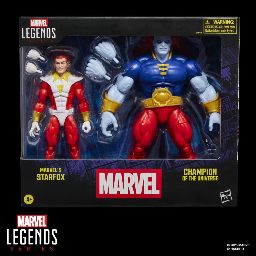 Imagen 3 - Blister 2 Figuras Starfox & Champion Of The Universe Marvel Legends Series 15Cm