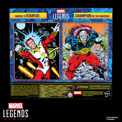 Imagen 12 - Blister 2 Figuras Starfox & Champion Of The Universe Marvel Legends Series 15Cm