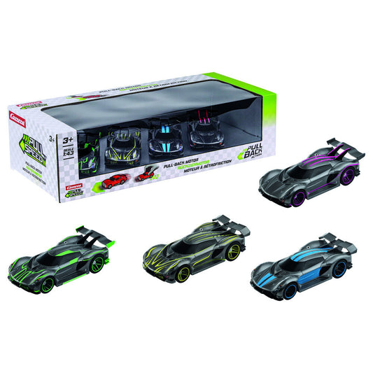 Imagen 1 - Blister 4 Coches Hypercars Pull Back