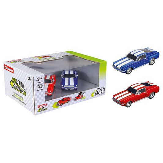 Imagen 1 - Blister 2 Coches Ford Mustang 67 Twinpack Pull Back