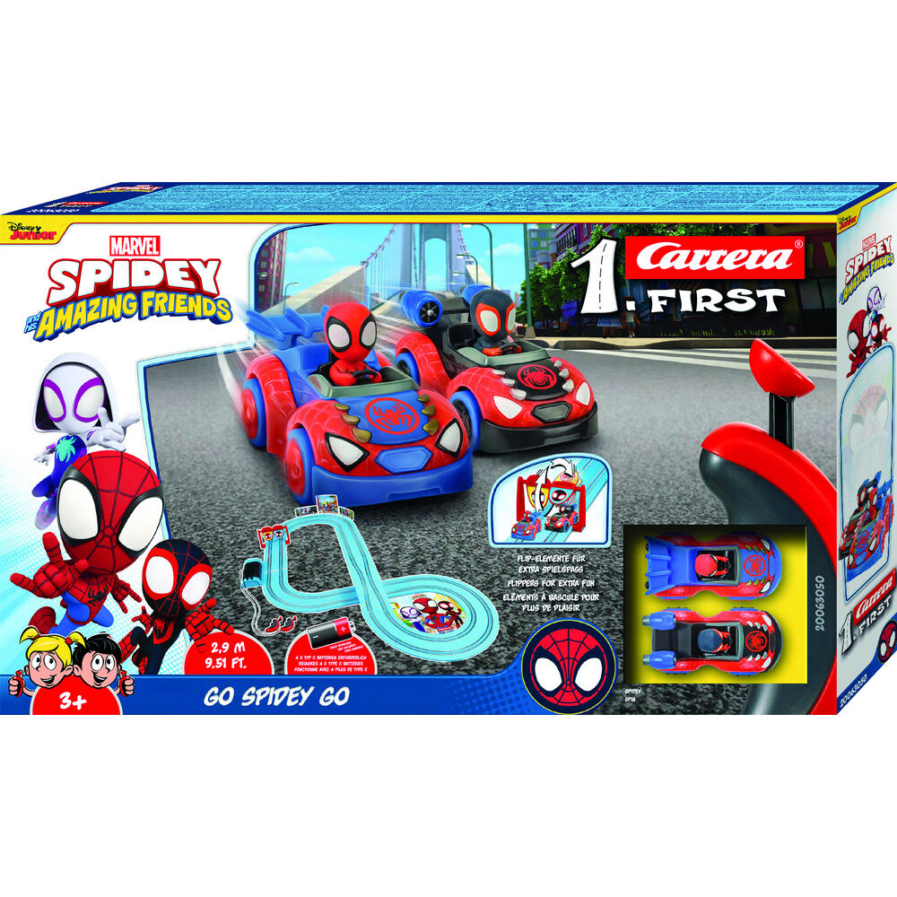 Imagen 1 - Circuito Carreras Go Spidey Go Spidey And His Amazing Friends Marvel