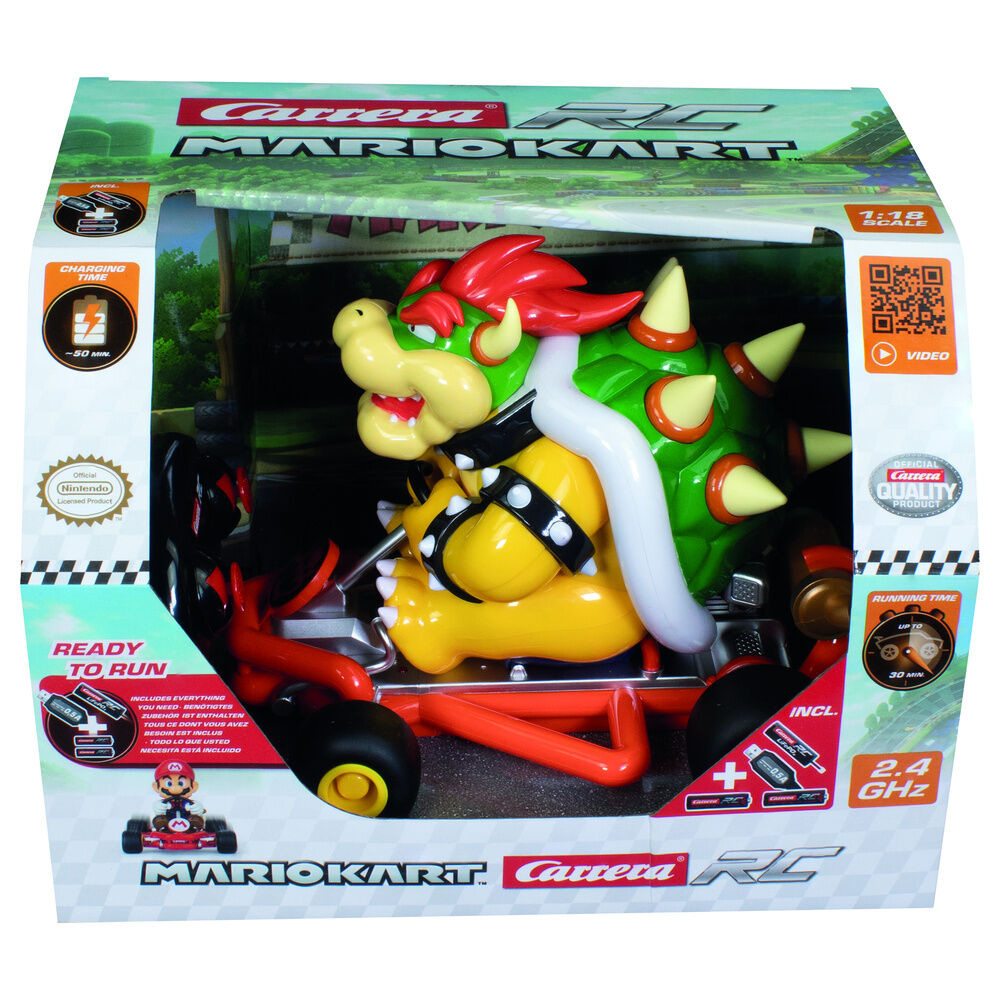 Imagen 1 - Coche Radio Control Bowser Mario Kart