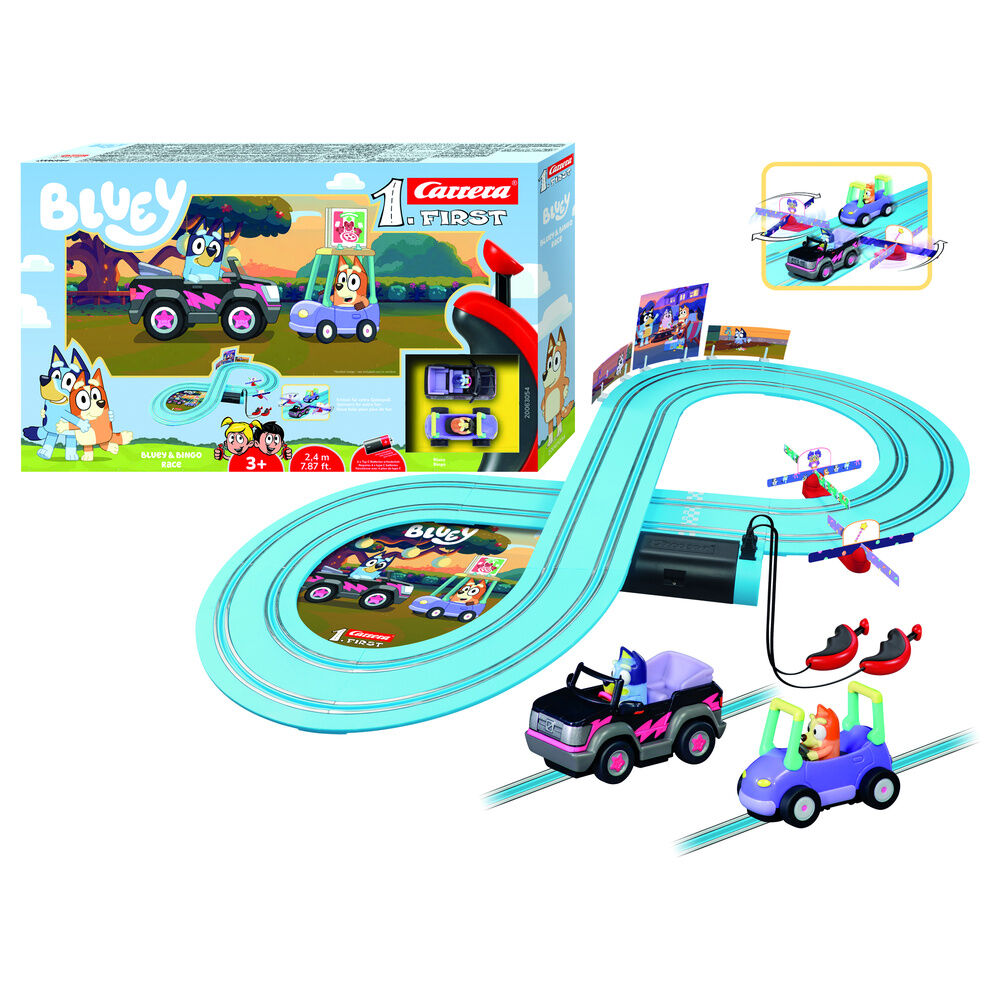 Imagen 2 - Circuito Carreras Bluey & Bingo Race Bluey