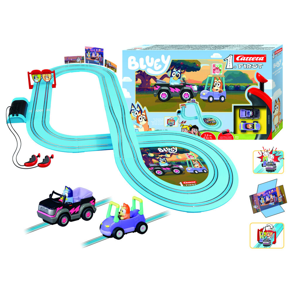 Imagen 2 - Circuito Carreras Bluey & Bingo Let's Go Bluey