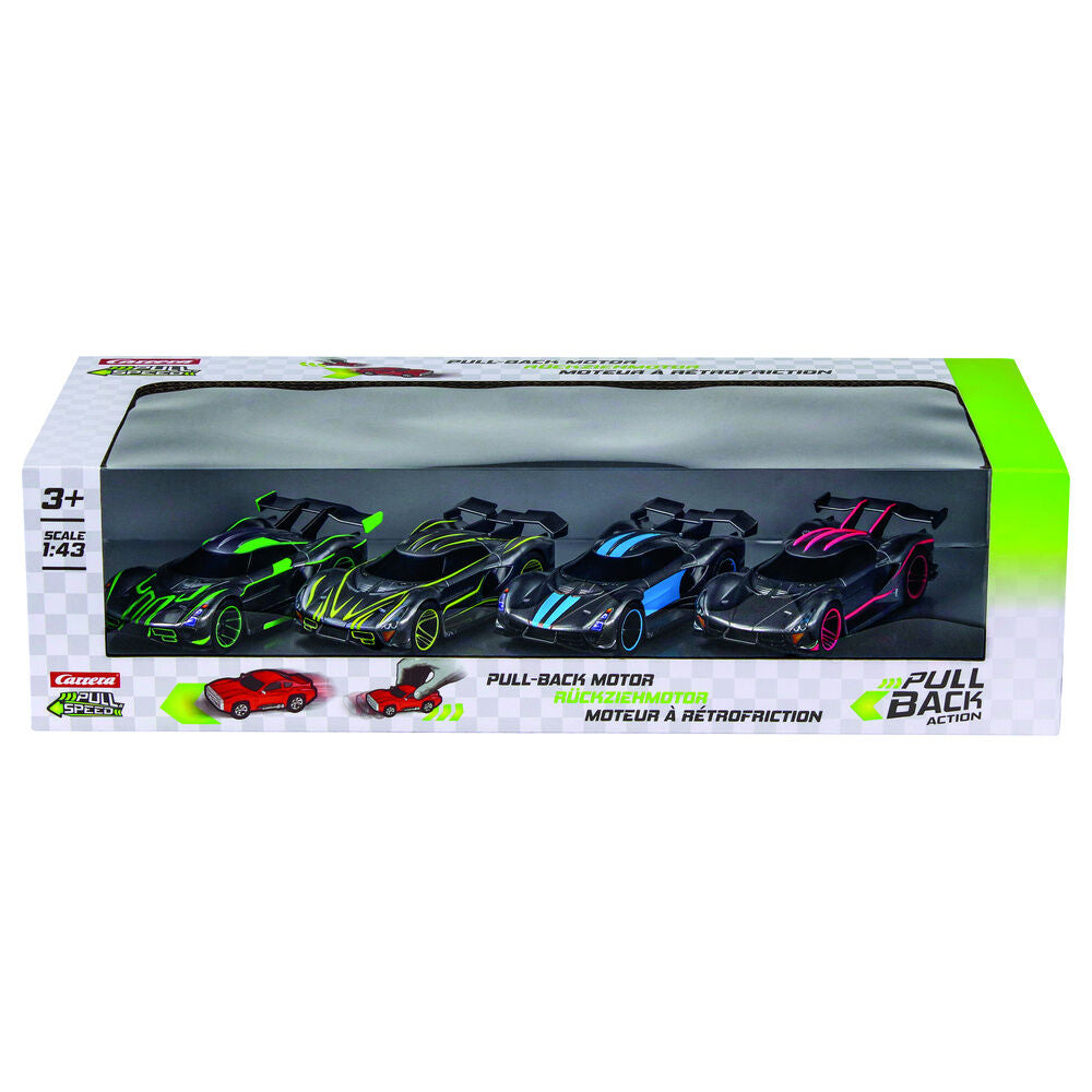 Imagen 2 - Blister 4 Coches Hypercars Pull Back