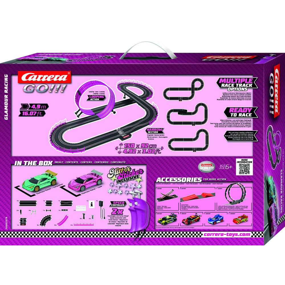 Imagen 2 - Circuito Carreras Glamour Racing Carrera Go!!!