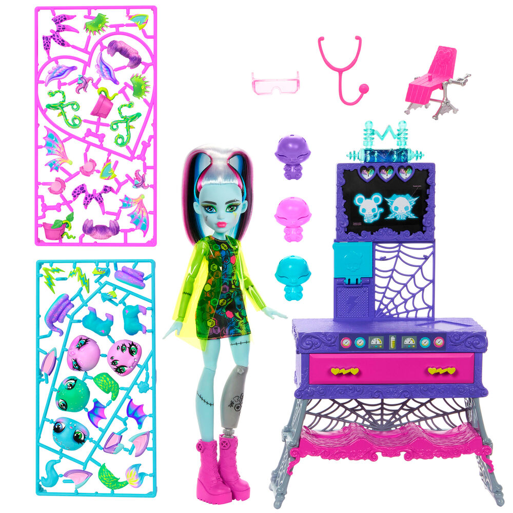 Imagen 3 - Muñeca Frankie Stein + Laboratorio Monster High