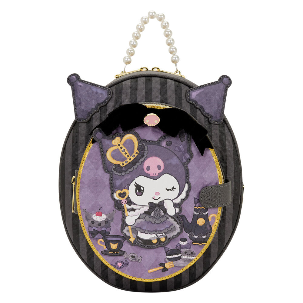 Imagen 1 - Mochila 20Th Anniversary Kuromi Hello Kitty Loungefly 28Cm