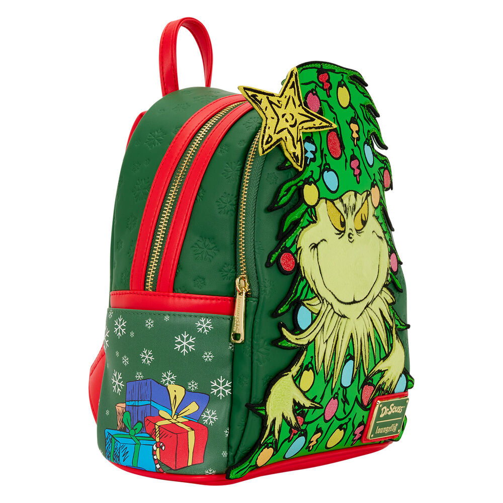 Imagen 4 - Mochila Dr. Seuss Holiday El Grinch Loungefly 26Cm