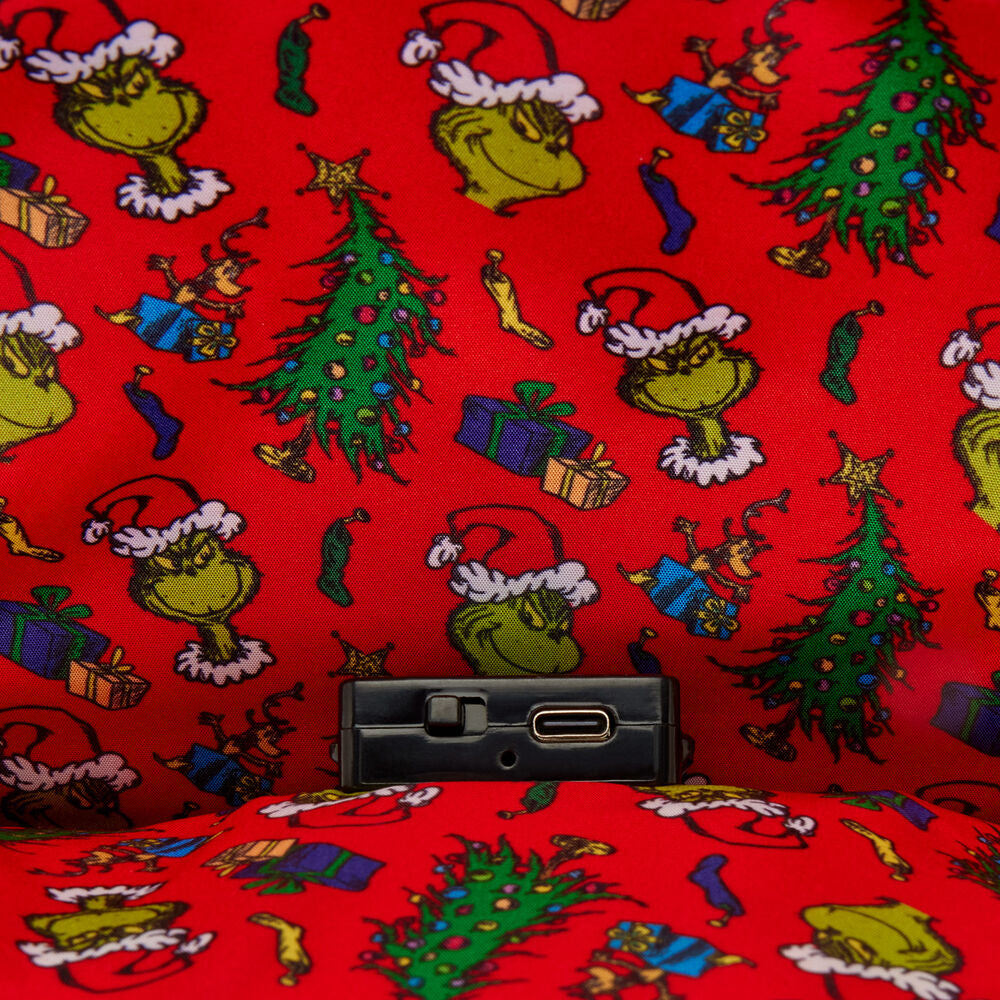 Imagen 6 - Mochila Dr. Seuss Holiday El Grinch Loungefly 26Cm
