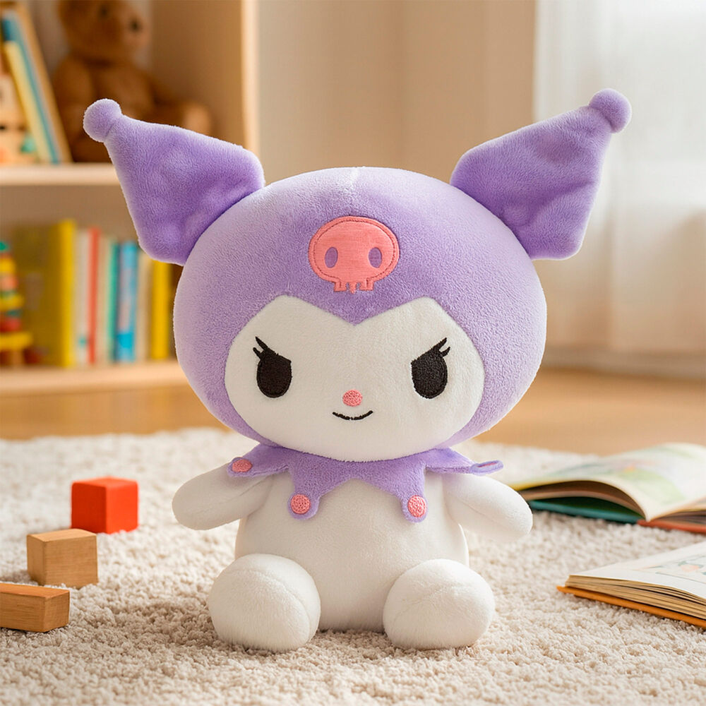 Imagen 2 - Peluche Kuromi Hello Kitty 19,5Cm