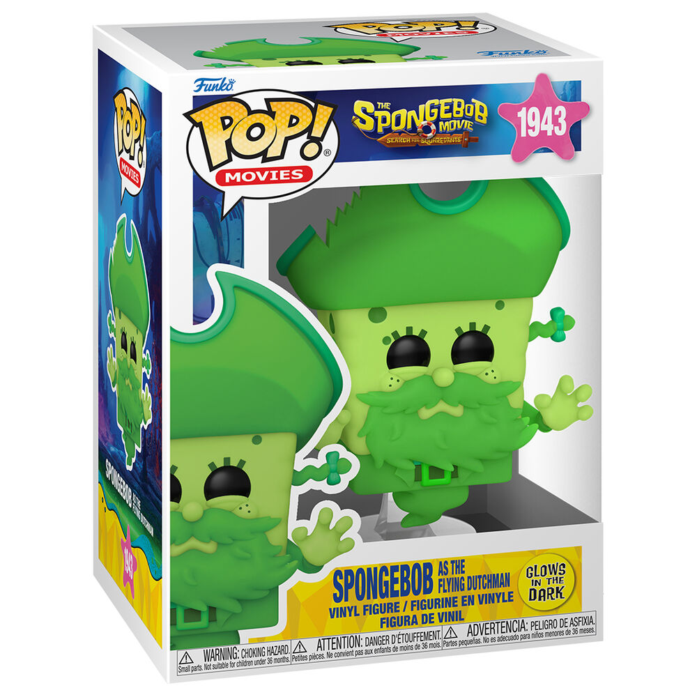 Imagen 1 - Figura Pop Bob Esponja Una Nueva Aventura Pirata Spongebob As The Flying Dutchman